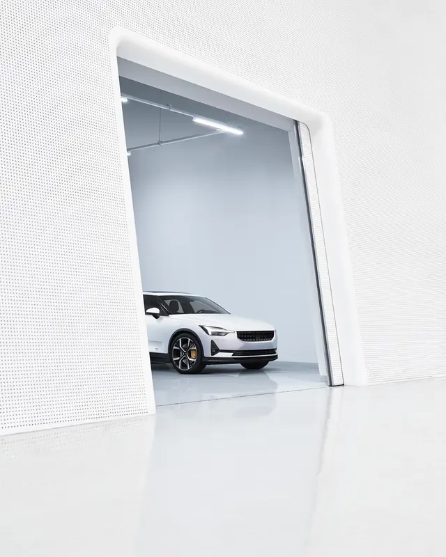 Minimalist Car Showroom Interior, minimal, corporate-clean, light