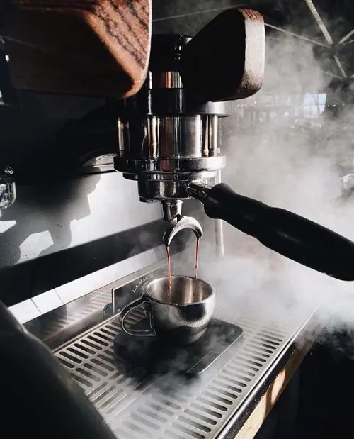 Espresso Machine Close-up
