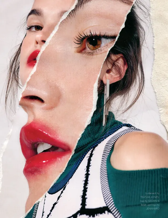 Avant-Garde Editorial Portrait, editorial, maximalist, vibrant
