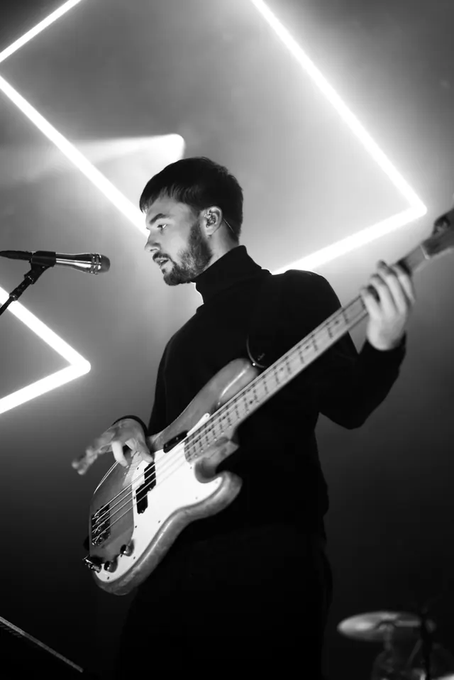 Monochrome Musician Portrait