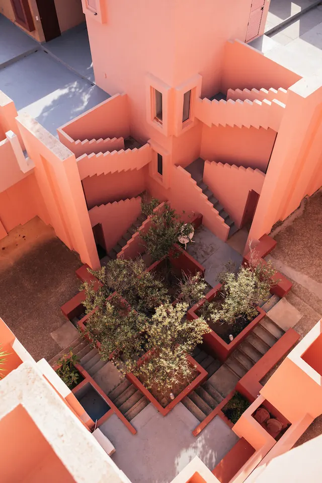 Terracotta Courtyard Architecture