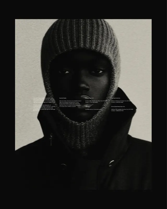 Monochrome Portrait with Text Overlay, monochrome, brutalist, monochrome