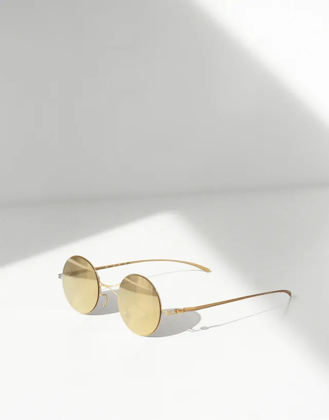 Gold Sunglasses Product Shot