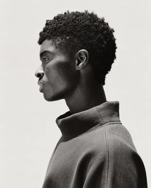 Black and White Portrait of a Man