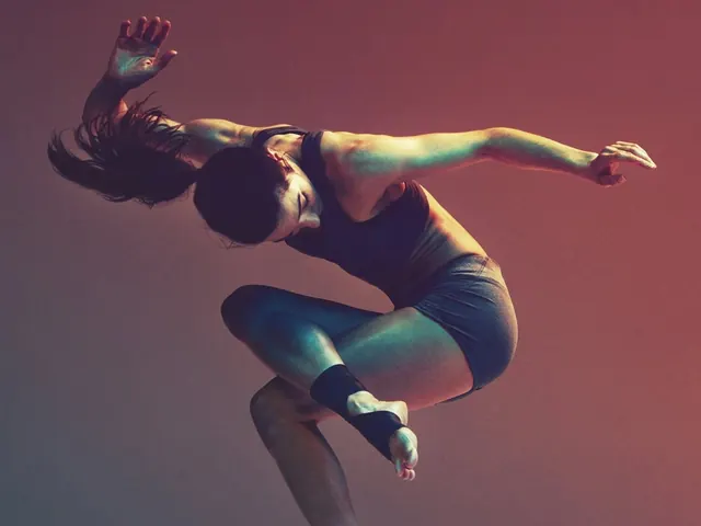 Dynamic Athlete in Motion