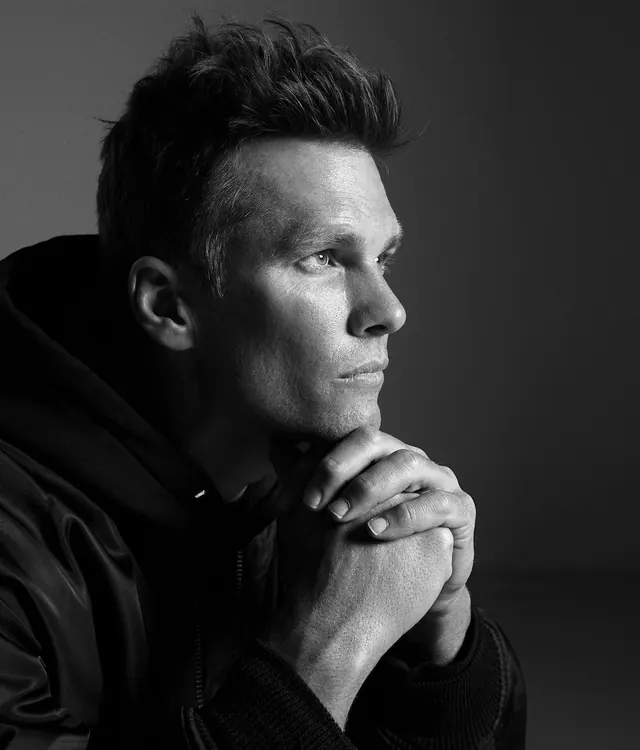 Black and White Portrait of a Man