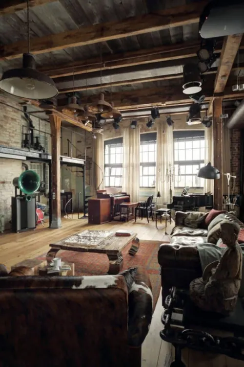 Rustic Industrial Interior