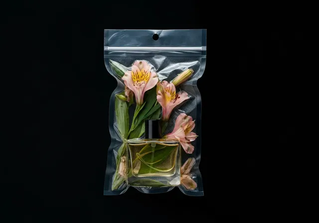 Floral Arrangement in Plastic Packaging
