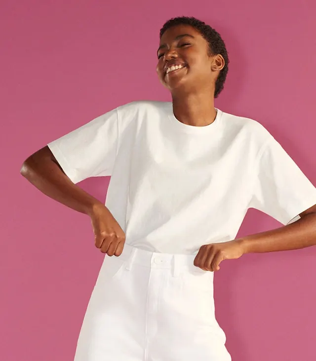 Portrait of a smiling man in white apparel