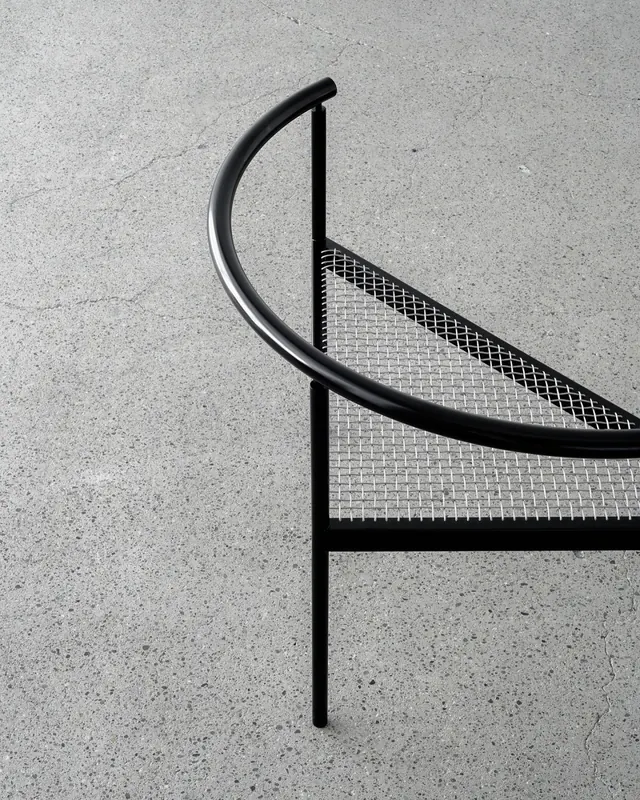 Minimalist Metal Chair Structure