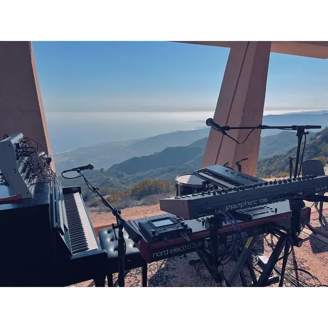 Outdoor Music Studio Setup