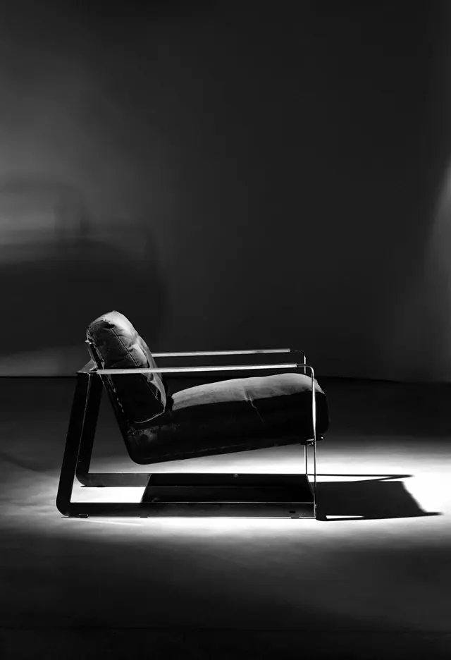Monochrome Lounge Chair Study