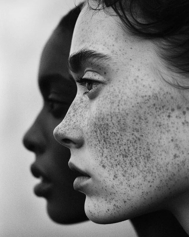 Black and White Portrait Study