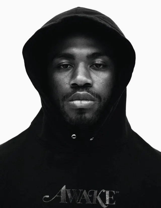 Monochrome Portrait with Typography