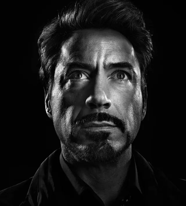 Monochrome Portrait of a Man