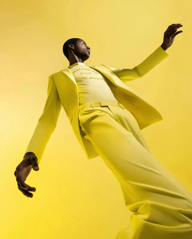 Yellow Suit Portrait