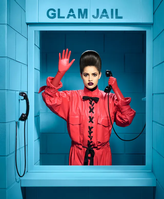 Glam Jail, photographic, bold, vibrant