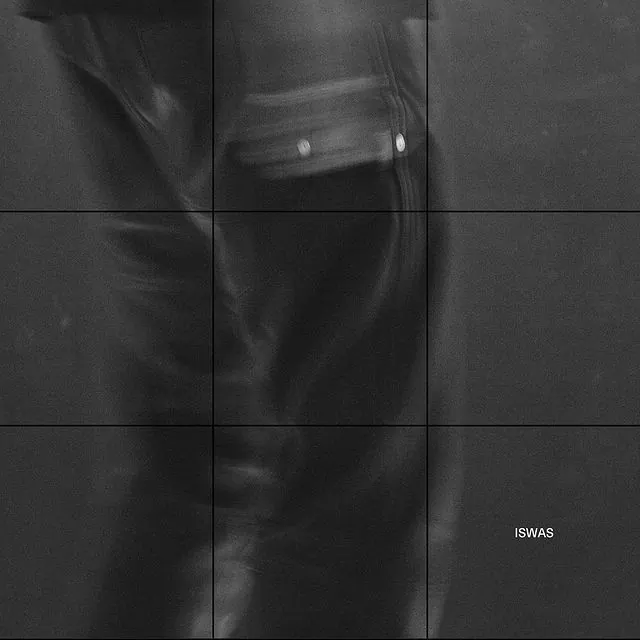 Dark monochrome grid-divided face, monochrome, dark-mode, monochrome