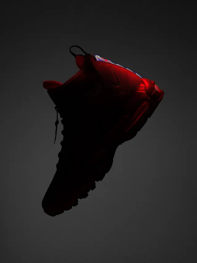 Red Sneaker Product Shot