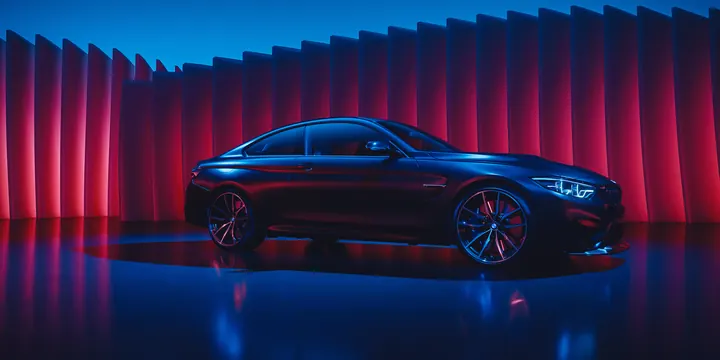 Luxury Sedan Studio Shot