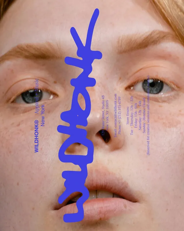 Abstract Portrait with Graffiti Overlay, brutalist, maximalist, high-contrast