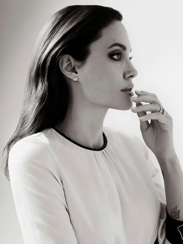 Portrait of a Woman in Monochrome