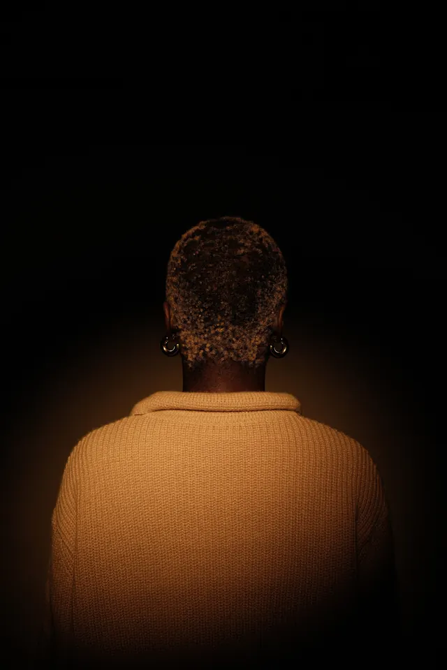 Backlit Portrait in Shadow