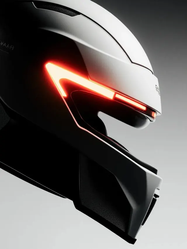 Motorcycle Helmet Close-up