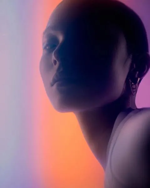 Gradient Portrait Silhouette
