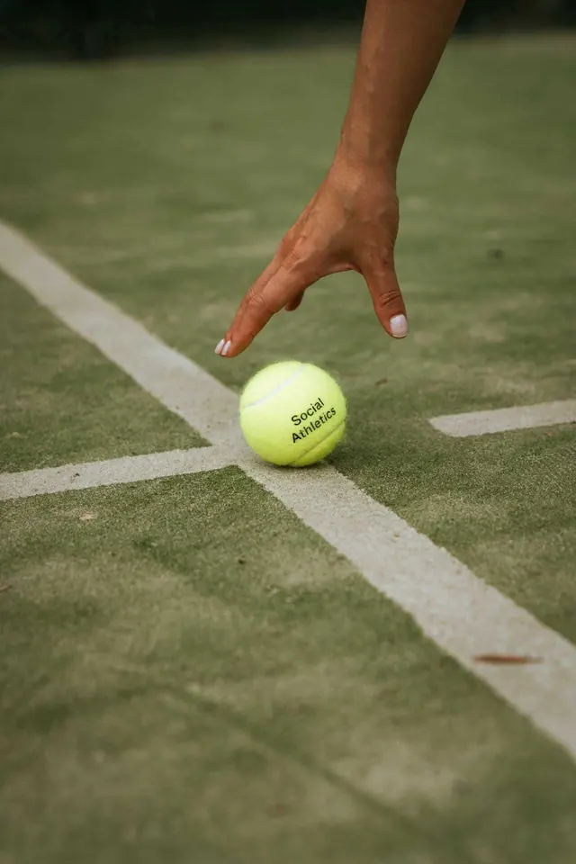 Golf Ball and Hand Close-up