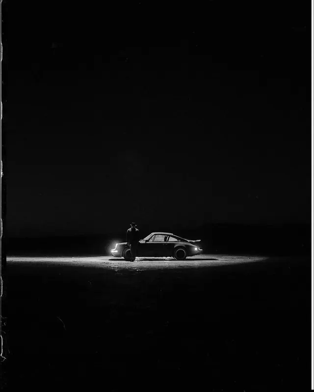 Car Spotlight Photography