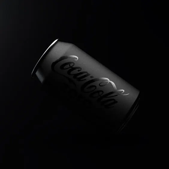 Monochrome Coca-Cola Can