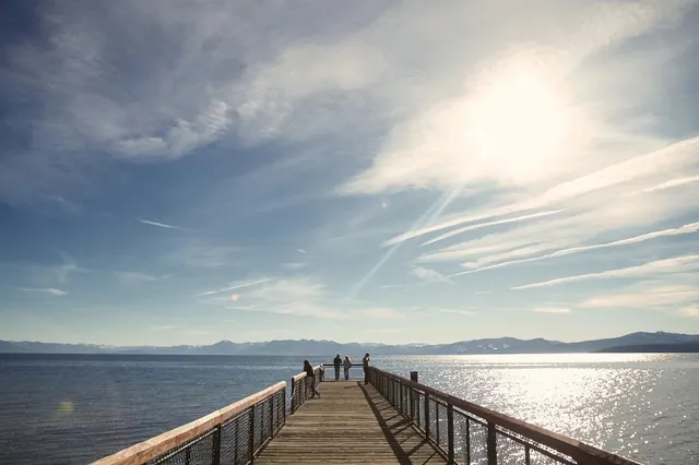 People on a Pier