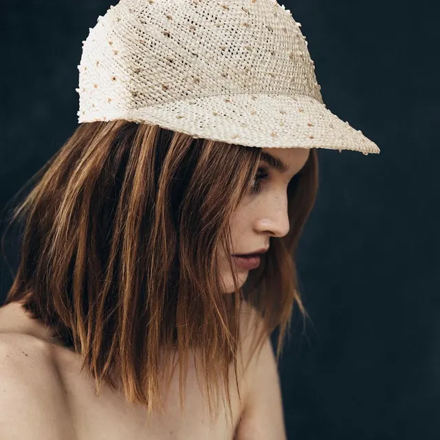 Woman in Straw Hat Portrait