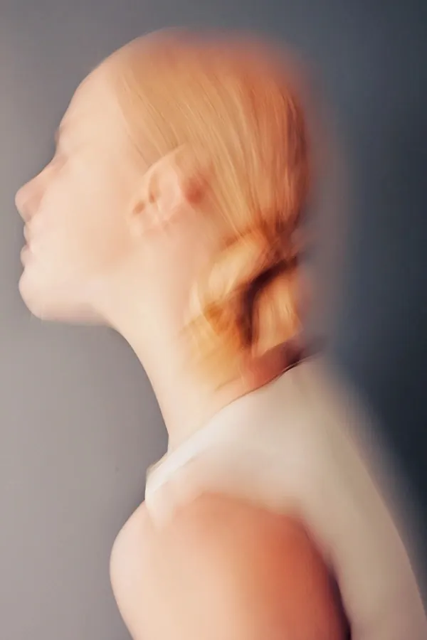 Profile of a Woman in Soft Lighting