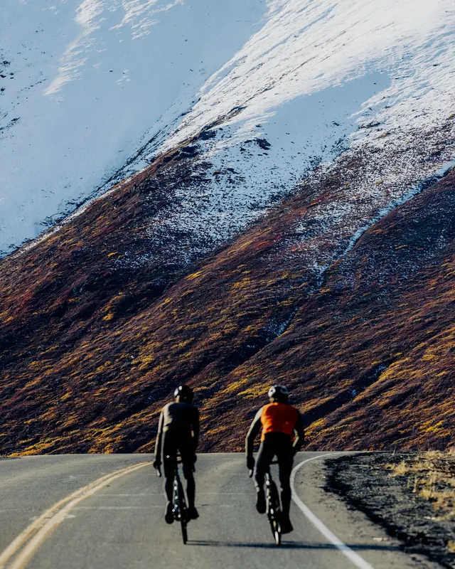 Cyclists on Mountain Road
