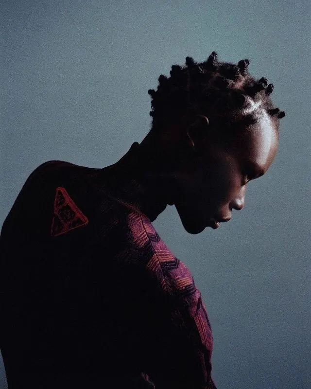 Profile of a Person in Shadow