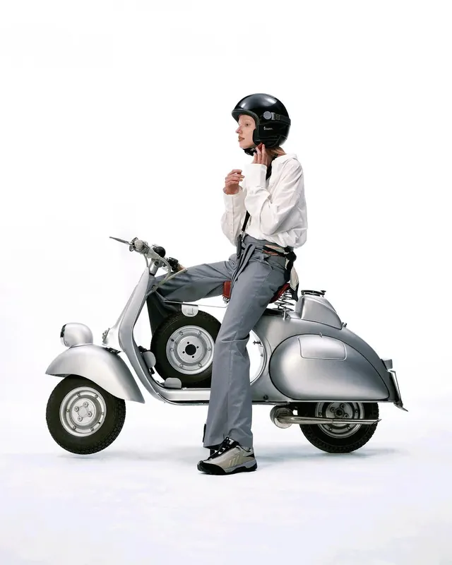 Motorcycle Rider Portrait