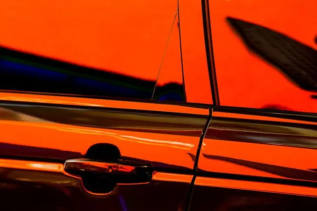 Orange Car Detail