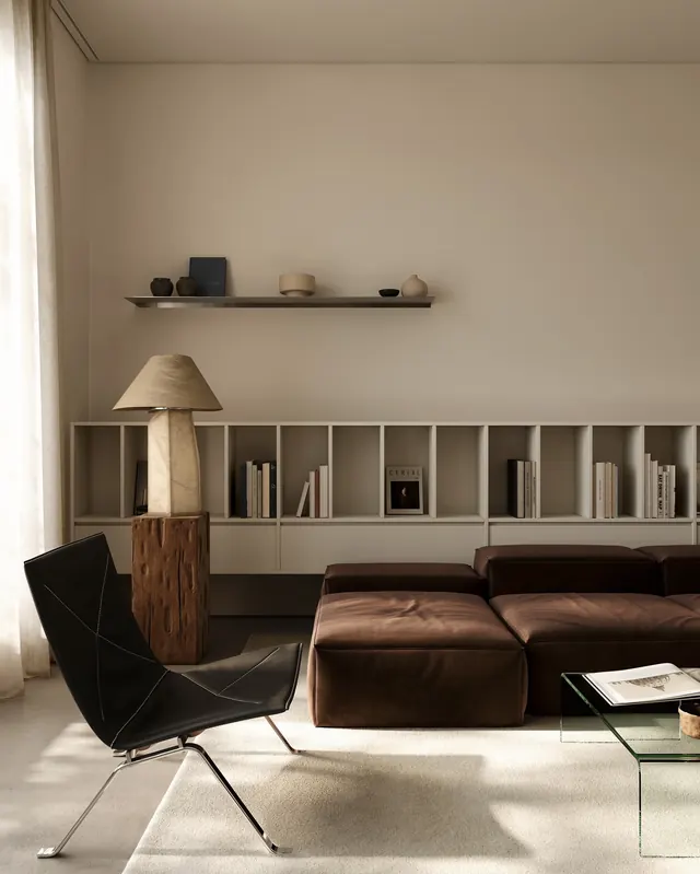 Minimalist Interior Living Space
