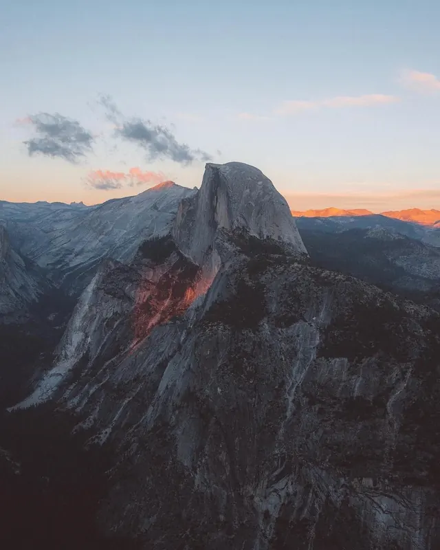 Mountain Landscape at Sunset