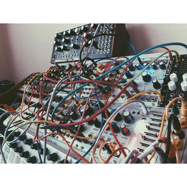 Modular Synthesizer Setup