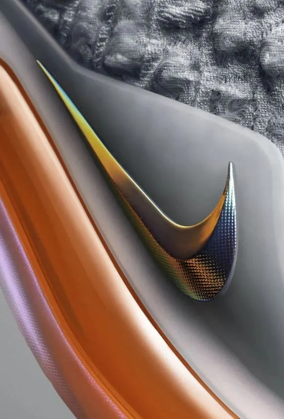 Curved Metallic Surface Detail