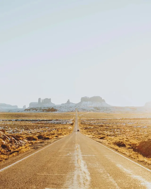 Desert Road Landscape