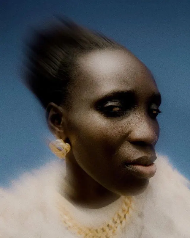 Portrait of a Woman in Gold Jewelry