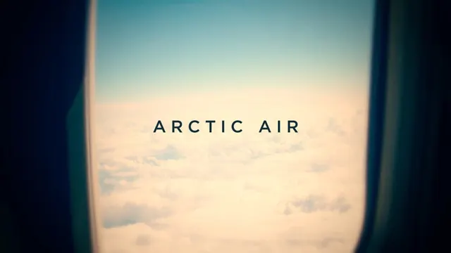 Arctic Air airplane window cloud view, minimal, photographic, light