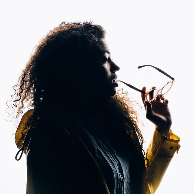 Silhouette Portrait with Glasses