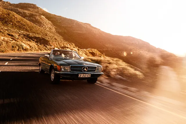 Luxury Sedan in Motion