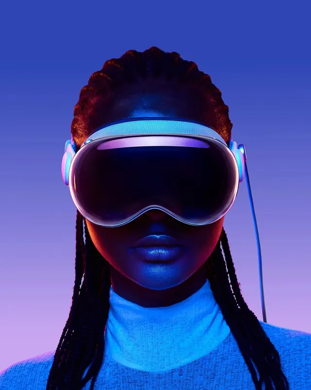 Cyberpunk Portrait with VR Headset