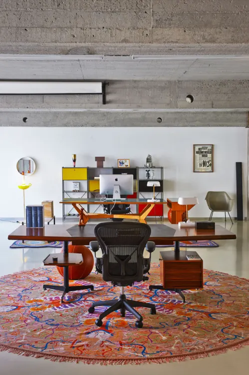 Eclectic Workspace Interior